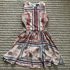 Topshop Print Dress